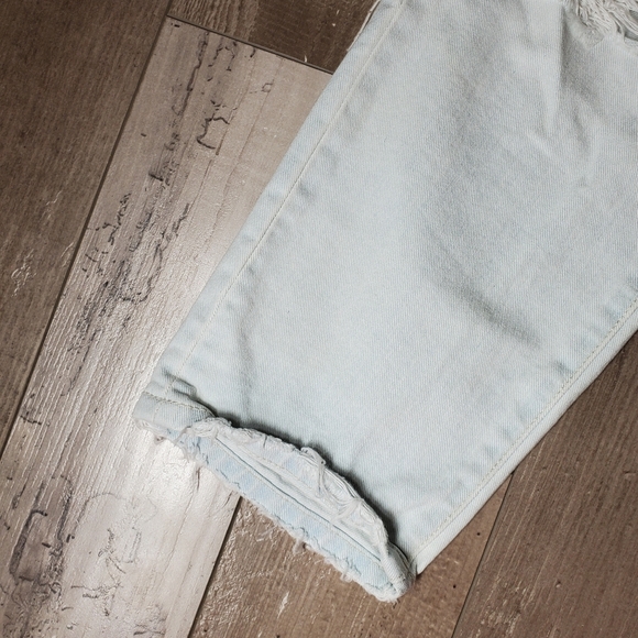 FLYING MONKEY WOMEN'S DISTRESSED HIGH-RISE JEANS SIZE 30 LIGHT WASH BLUE - Picture 14 of 16